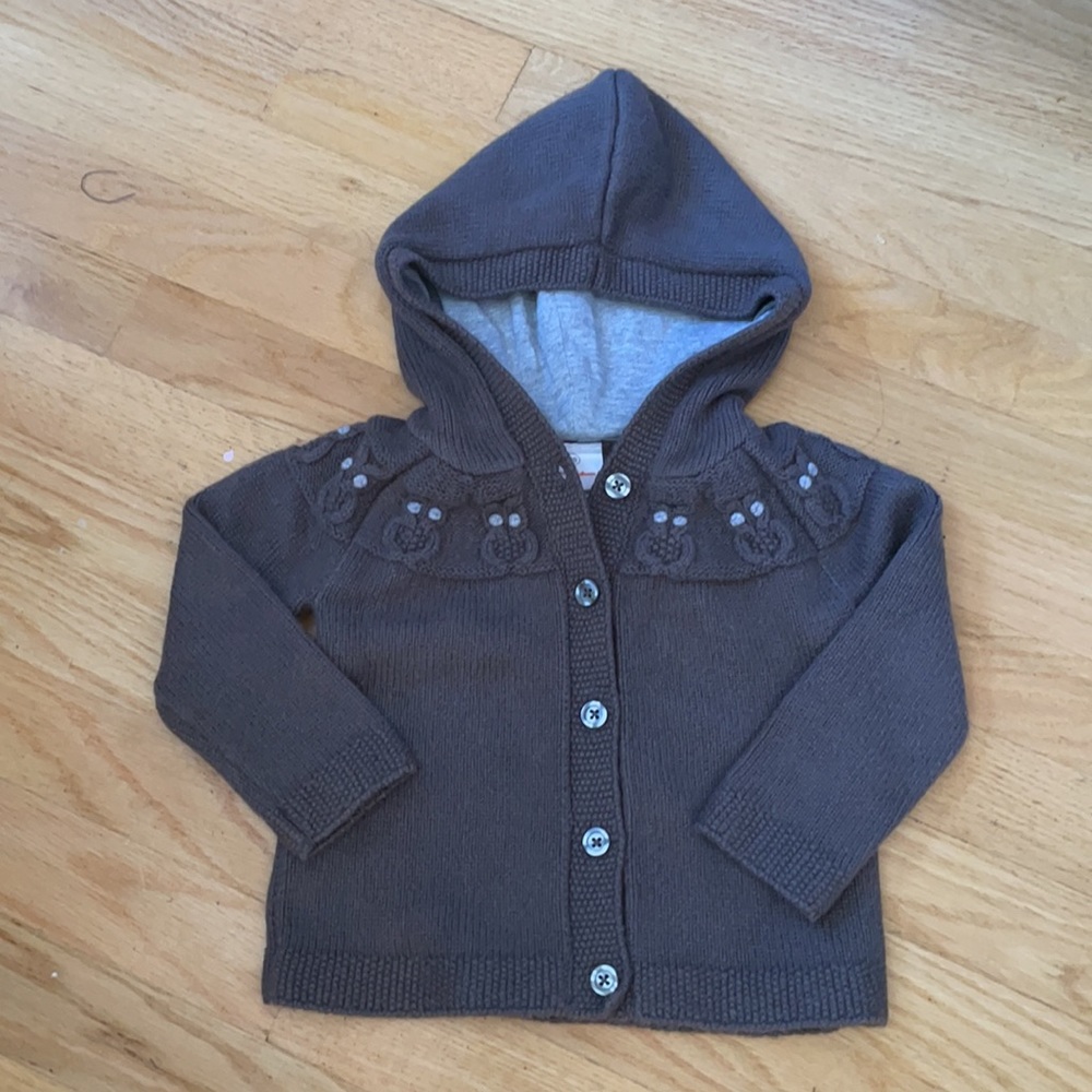 Hanna Andersson Girl’s Animal Sweater Jacket